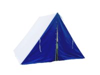 A-Zelt 190 Coloratus 3 x 2 Meter blau-natur