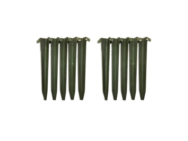 piquets de tente US alu, originaux - doccasion 10 pcs - UV