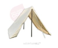 tente en coin petite 2 x 2,30, naturelle