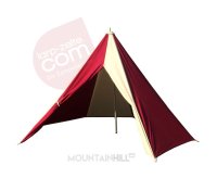 tente à  mât central Ø 3,50 m...