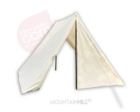 tente en coin grande 3 x 2,50 naturelle