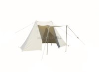 Tente saxonne 2x4 m naturelle