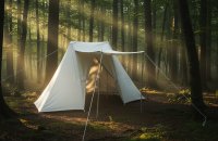 Tente saxonne 2x4 m naturelle