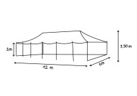 tente de chevalier 6x12 Simon naturelle