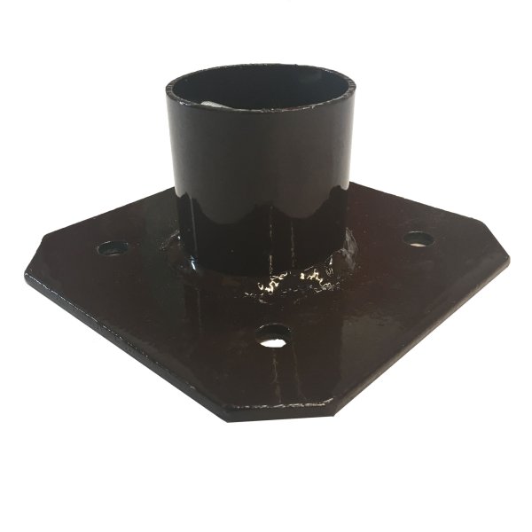 socle pour mât de tente (bois - Ø 5,50 cm)