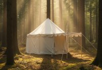 tente de lansquenet Burckhardt 170 - rouge-naturel