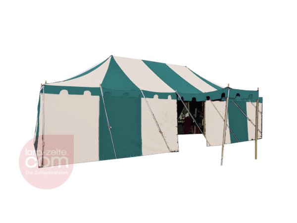 tente de chevalier 5x9 Marquard vert-naturel