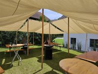 bâche de camp avec boucles, 2x4 m