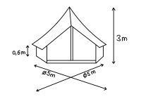 tente ronde - Bell Tent - Ø 5 m