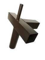 raccord en T avec tenon et sortie - Ø 55 mm - 54 x...