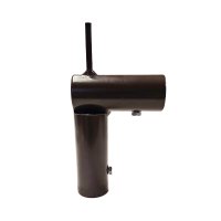 raccord en L avec tenon Ø 55 x 55 mm