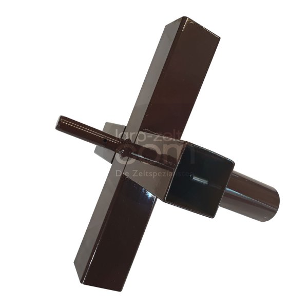 raccord en croix 54x54 mm - Ø 55 mm avec tenon
