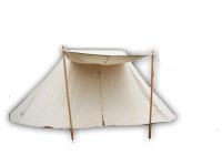 Tente saxonne 3 x 5 m, naturelle