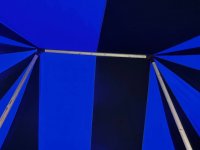 tente de chevalier 4x6 Herbort bleu-noir