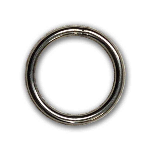 anneau rond 40 x 4 mm, acier inox