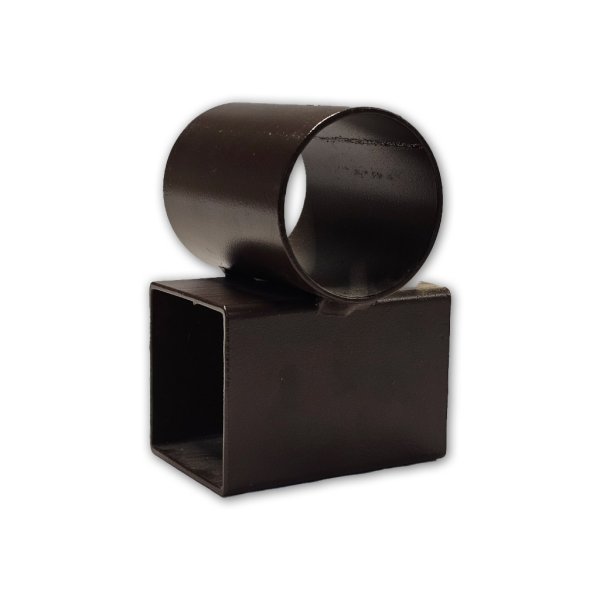 raccord en croix rond-carré - 55 mm x Ø 55 mm