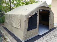 blowee Luftzelt 3.60 x 3.60 Meter, oliv