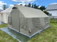 blowee Luftzelt 3.60 x 4.80 Meter, oliv