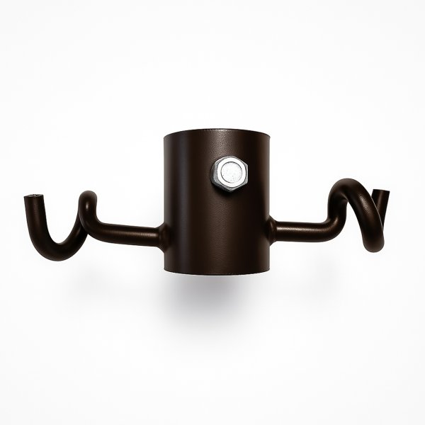 crochet multifonction pour mâts en bois 4 cm