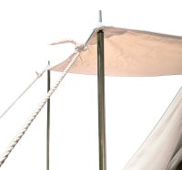 blowee Sachsenzelt 2x4 (mit Bodenplane, abnehmbar)