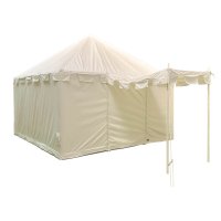 blowee Ritterzelt 4x4, natur mit Bodenplane (abnehmbar)