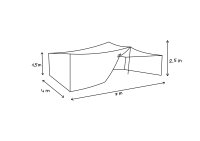 Tente bédouine 7 x 4 mètres