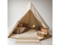 blowee Einmastzelt Ø 3.50 Meter (mit Bodenplane)