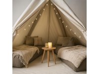 Tente à mât unique blowee Ø 3,50 mètres