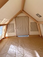 blowee Luftzelt 3.60 x 4.80 Meter, natur