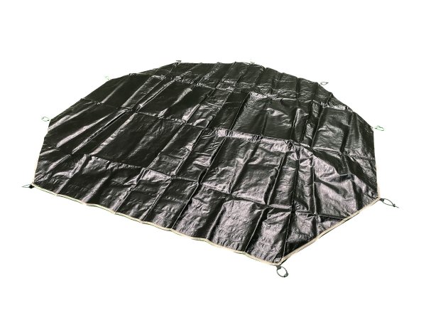 tapis de sol - sous-tente, noir tente ronde - Bell Tent