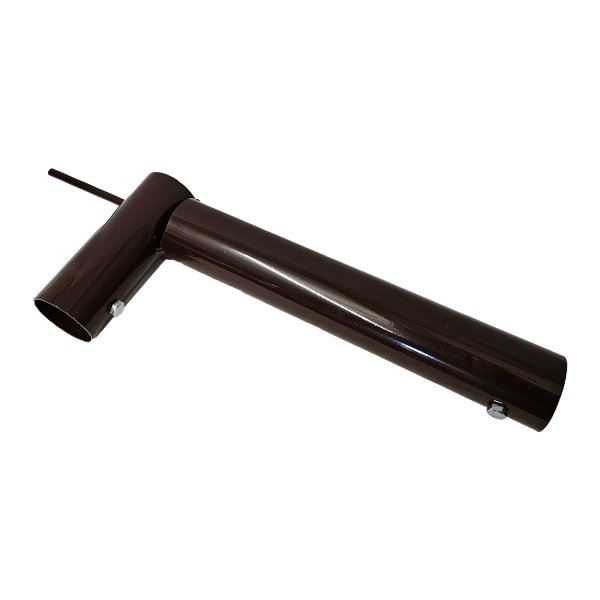 raccord en L Ø 55 mm - Ø 55 mm avec tenon, sortie longue