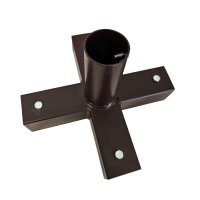 Kreuzverbinder 54x54 mm mit Durchgang Ø 55 mm