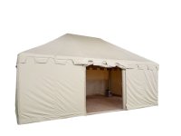 blowee Ritterzelt 4x6, natur mit Bodenplane (abnehmbar)